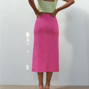 Zara - Beaded Lended Blend Mini Skirt